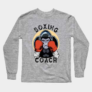 Boxing Coach Gorilla Long Sleeve T-Shirt